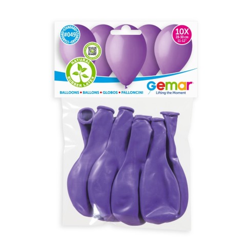 Lot de 10 ballons couleur pastel latex pour décoration anniversaire