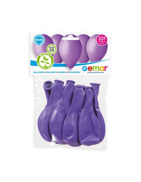 Lot de 10 ballons couleur pastel latex pour décoration anniversaire