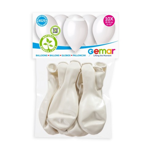 Lot de 10 ballons métallisé couleur latex pour décoration anniversaire