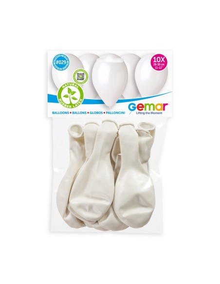 Lot de 10 ballons métallisé couleur latex pour décoration anniversaire