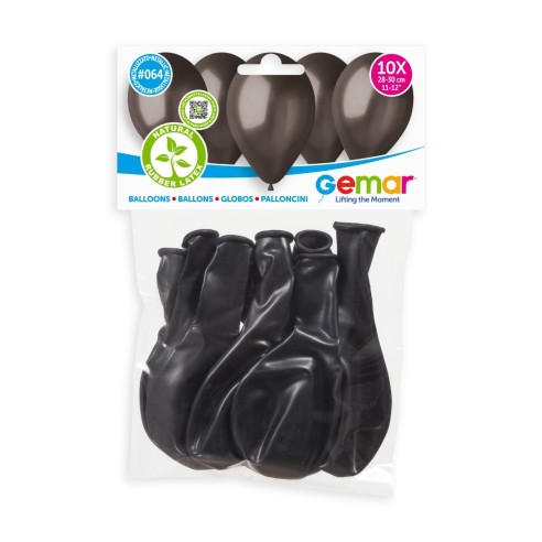 Lot de 10 ballons métallisé couleur latex pour décoration anniversaire