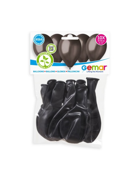 Lot de 10 ballons métallisé couleur latex pour décoration anniversaire