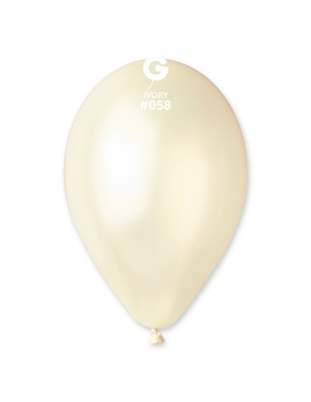 Lot de 10 ballons métallisé couleur latex pour décoration anniversaire