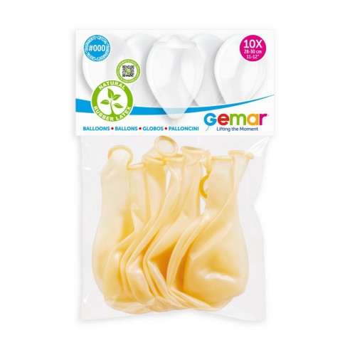 Lot de 10 ballons métallisé couleur latex pour décoration anniversaire