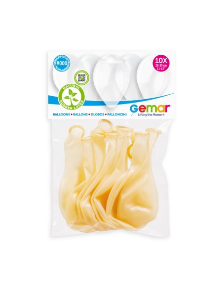 Lot de 10 ballons métallisé couleur latex pour décoration anniversaire