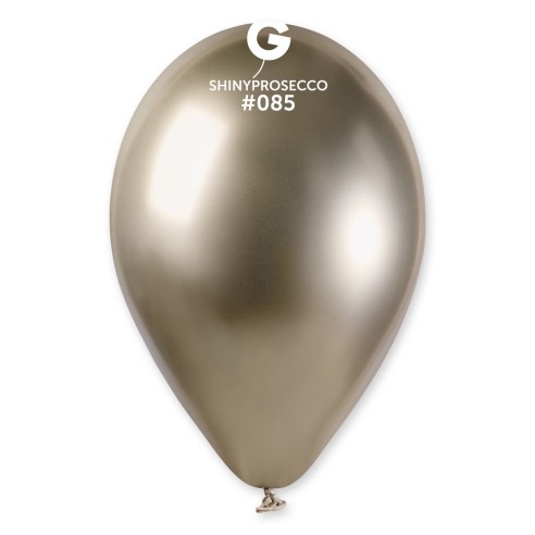 Lot de 5 ballons couleur shiny latex brillants pour déco de salle