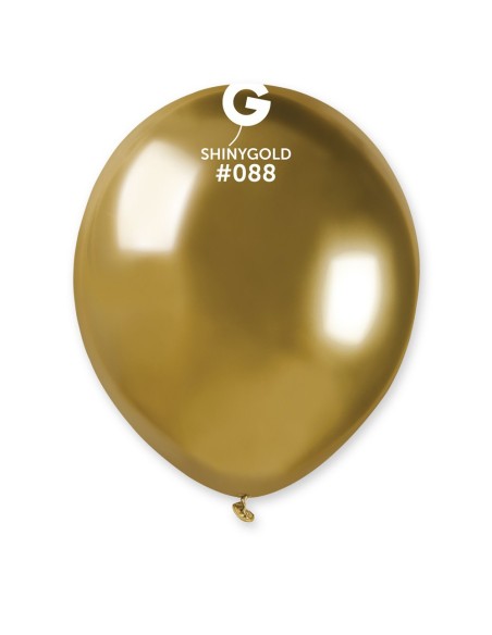 Lot de 50 ballons couleur shiny latex brillants pour décoration de salle