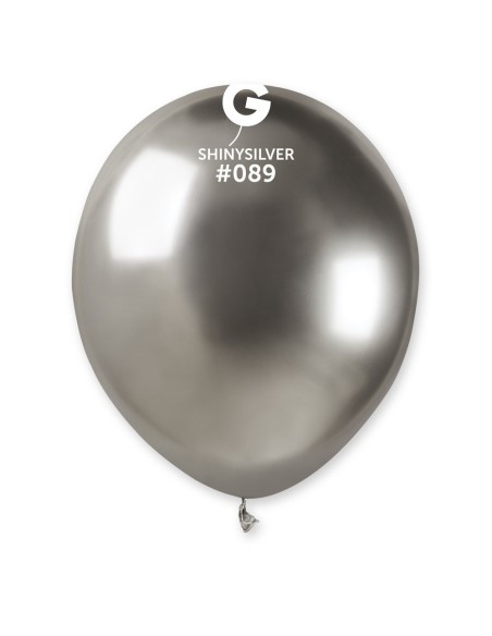 Lot de 50 ballons couleur shiny latex brillants pour décoration de salle