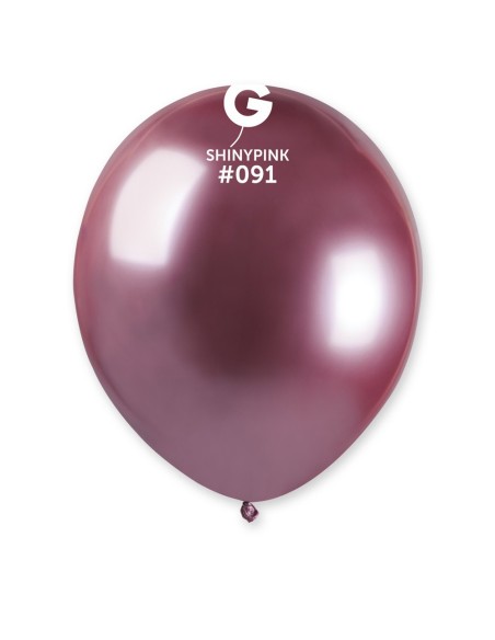 Lot de 50 ballons couleur shiny latex brillants pour décoration de salle