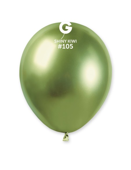 Lot de 50 ballons couleur shiny latex brillants pour décoration de salle