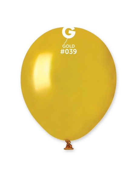 Lot de 50 ballons couleur latex métallisés pour décoration de salle