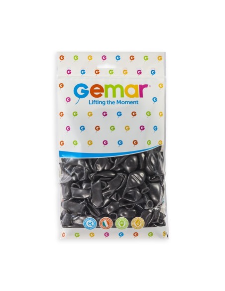 Lot de 50 ballons couleur latex métallisés pour décoration de salle