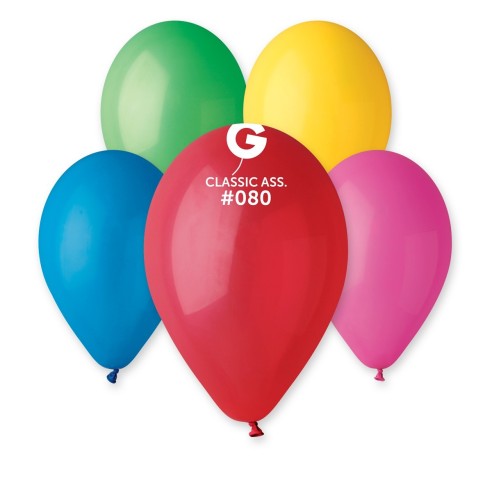 Sachet de 50 ballons couleurs assorties diamètre 30cm chez Festimania