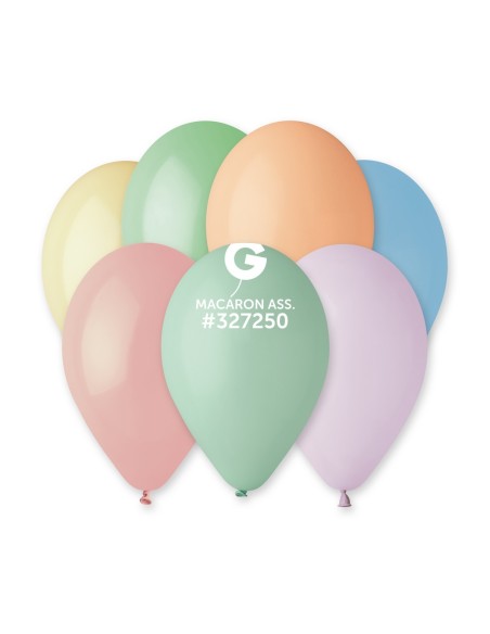 Lot de 10 ballons couleurs macaron pastel 30cm pour déco originale