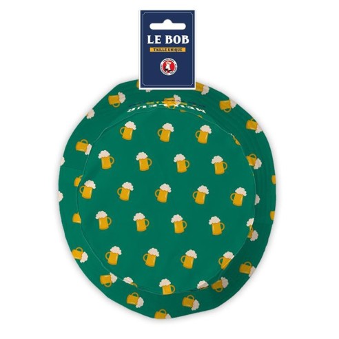 Chapeau bob vert humoristique Meilleur sous Pression pour apéro