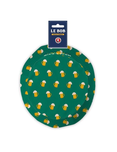 Chapeau bob vert humoristique Meilleur sous Pression pour apéro