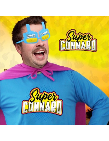 Lunettes Super Connard doigt d'honneur bleu à offrir à ses amis