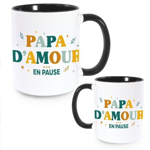 Mug  blanc "Papa d'Amour en Pause" cadeau fête des pères à Orchies