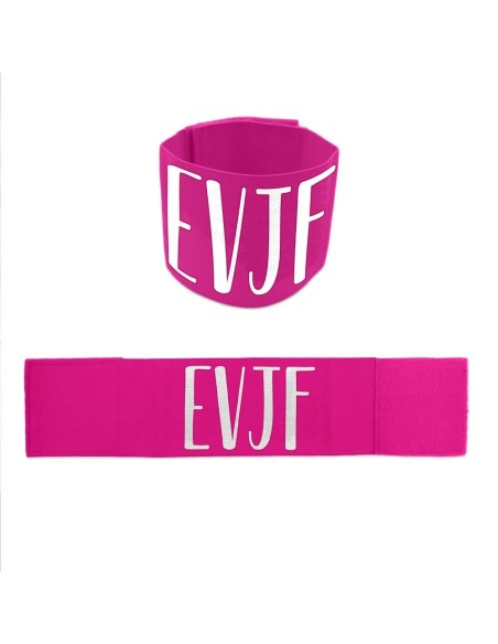 Brassard rose EVJF enterrement de vie de jeune fille chez Festimania