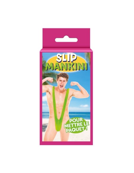 Slip Mankini vert Borat pour enterrement de vie de garçon à Lille