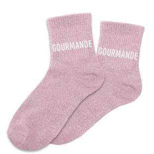 Chaussettes paillettes lavande Gourmande à offrir ses amies