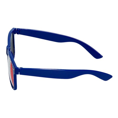 Lunettes tricolore bleu blanc rouge drapeau français pour supporter