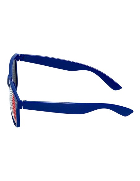 Lunettes tricolore bleu blanc rouge drapeau français pour supporter