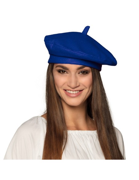 Beret bleu pour supporter l'équipe de France