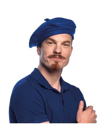 Beret bleu pour supporter l'équipe de France