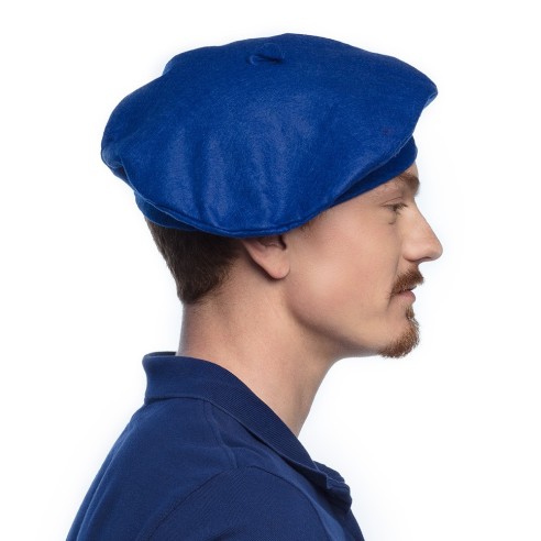 Beret bleu pour supporter l'équipe de France
