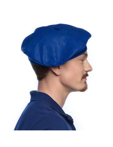 Beret bleu pour supporter l'équipe de France