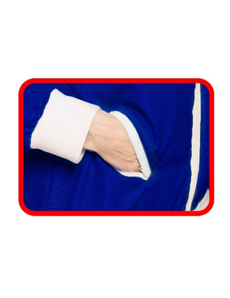 Veste survêtement bleue pour femme équipe de France femme