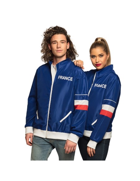 Veste survêtement bleue pour femme équipe de France femme