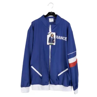 Veste survêtement bleue France femme 2