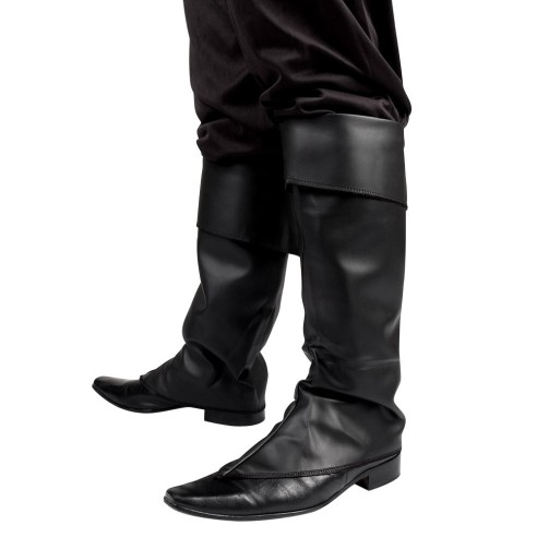 Surbottes simili cuir noir