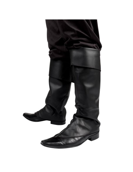 Surbottes simili cuir noir