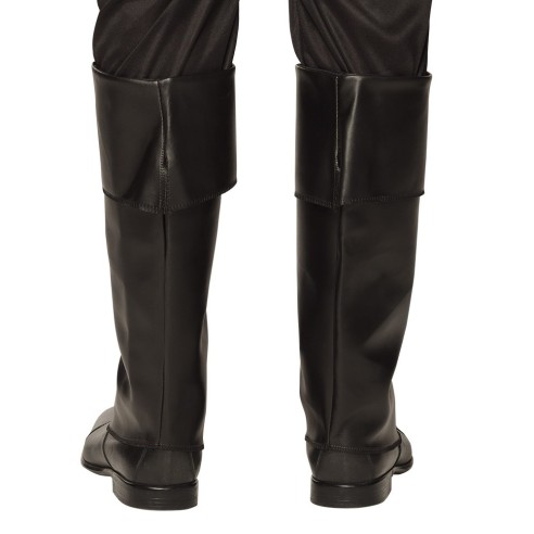 Surbottes simili cuir noir