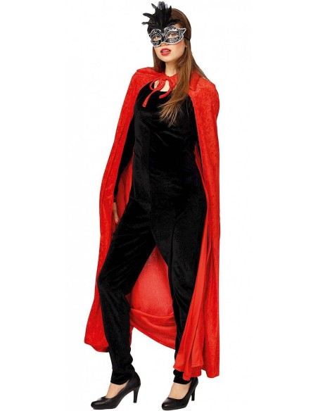Cape velours rouge