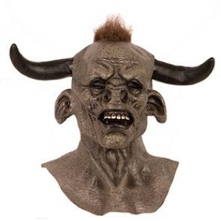 Masque latex cornes