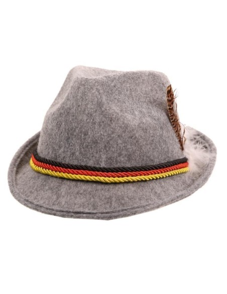 Chapeau tyrol feutre gris