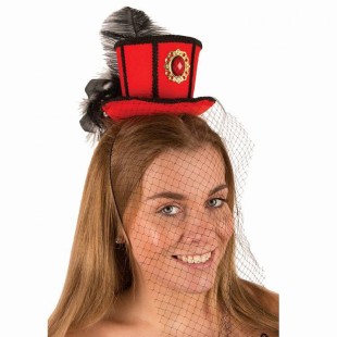 Mini Haut de forme rouge