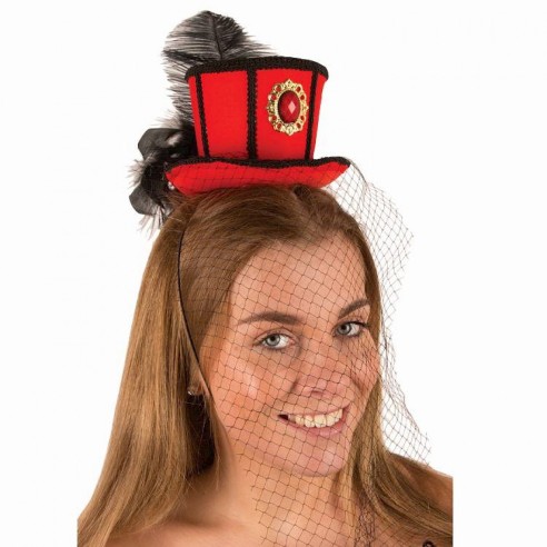 Mini Haut de forme rouge