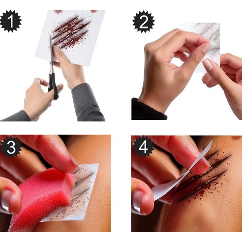 Mode d'emploi pose faux tatouage