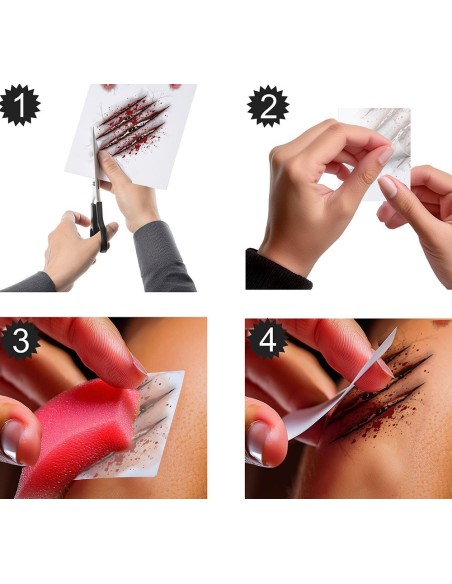 Mode d'emploi pose faux tatouage