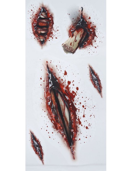 Tatouages fausses blessures ouvertes