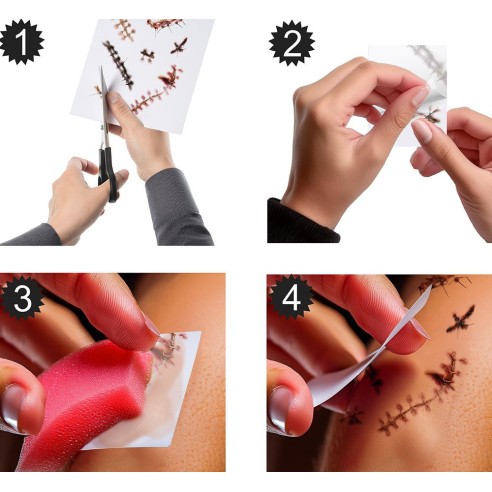 Tatouages fausses cicatrices mode d'emploi