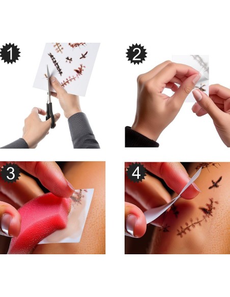 Tatouages fausses cicatrices mode d'emploi