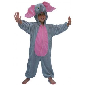 Costume peluche éléphant enfant