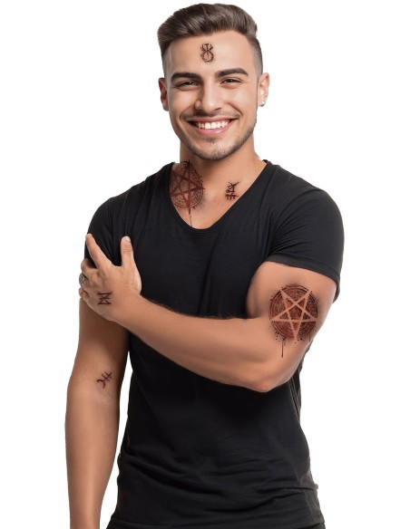 Tatouages fausses plaies sataniques