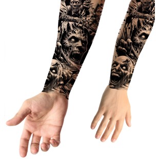 Faux tatouages zombies et monstres